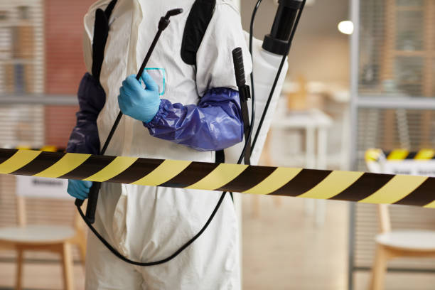 Professional Trauma Scene Cleanup technician working in Brunsville, IA